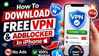 How to Get FREE VPN & Ad Blocker on iPhone | Watch ANYTHING without restrictions 😉 screenshot 1