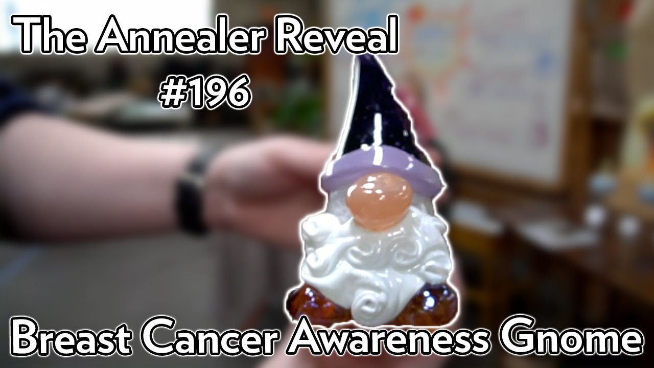 Glass Blowing 196 Glass Breast Cancer Awareness Gnome YouTube