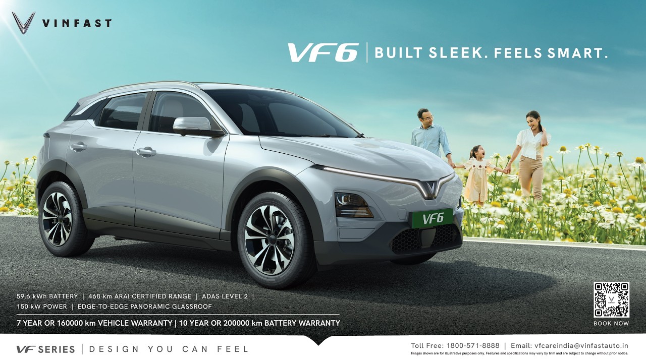 VinFast VF6 – 5 Star Safety Electric SUV | Bharat NCAP Rated | #haritashmobility #shorts #vinfast