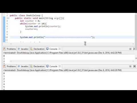 Lesson 15 Do While Loop JAVA Prog - Sahalsoftware