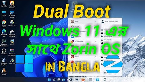 Zorin OS 16 Core | Dual BOOT With Windows 11 | on Laptop & Desktop Step by Step | in Bangla