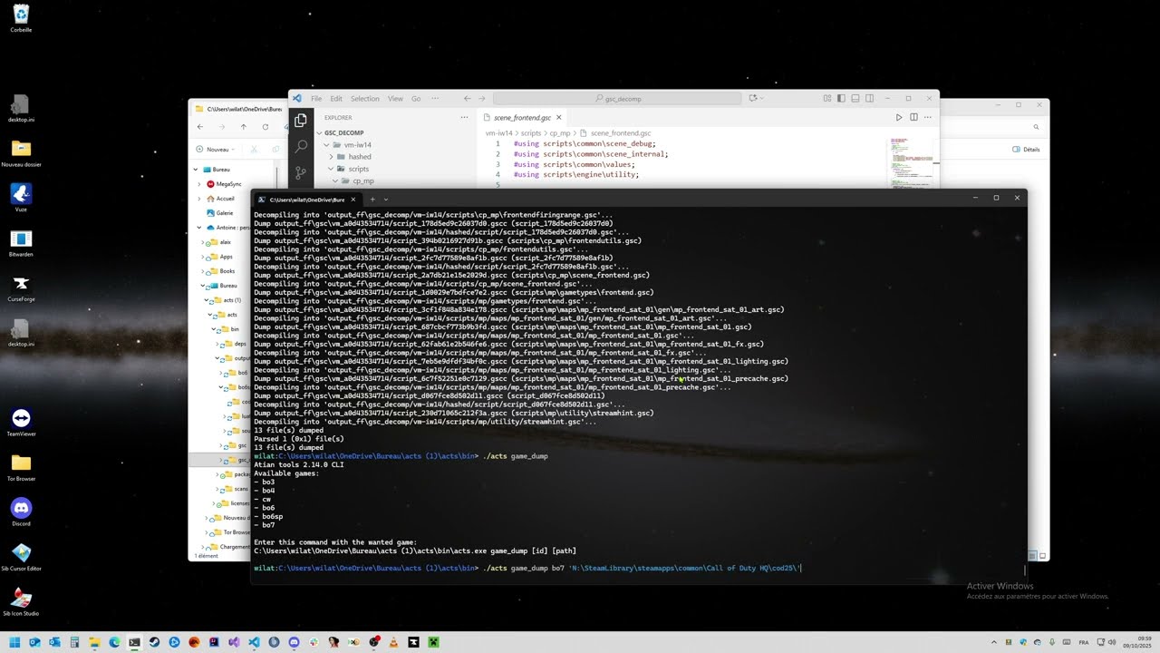 Dump Black Ops 6 Assets and GSC Scripts using atian-cod-tools