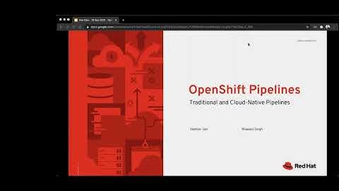 Red Hat OpenShift Pipelines using Tekton