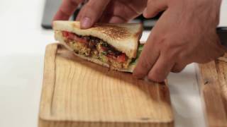 Grilled Cheese Sandwich with Paneer & Oats