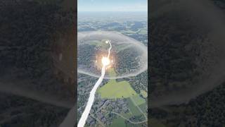 Russian SU-33 Fighter Jet Destroys Heavy Bomber Mid-Air Explosion.