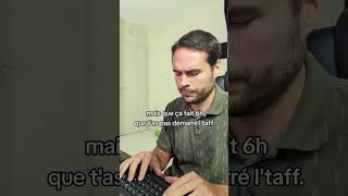 Ça Marrive Du Lundi Au Jeudi En Général... Et Vous ?