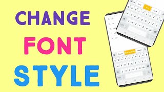 How to change font style in any android mobile / Stylish font keyboard for android / New Font style screenshot 1