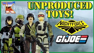 Unproduced Toys | GI Joe Night Force | Vintage A Real American Hero | Toy History | O-Ring Figures