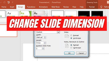 Changing Slide Dimensions in PowerPoint 2022