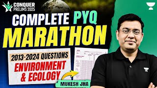 [Environment & Ecology] Complete PYQs Marathon | Conquer Prelims 2025 | Must-Watch for UPSC Prelims!