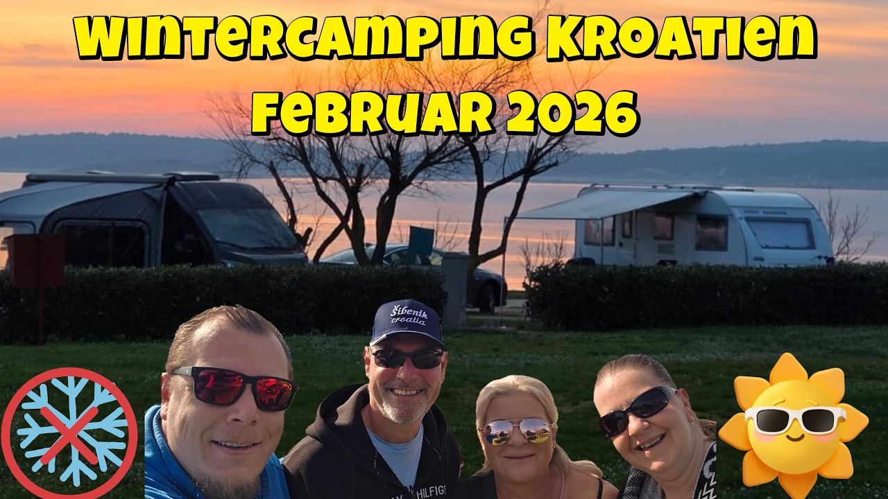 Wintercamping Kroatien 2026: Frühling im Februar? Unser Start in Medulin