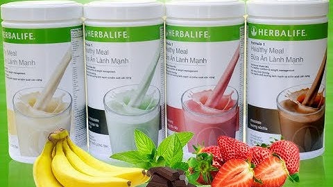 Cách pha Herbalife giảm cân chính xác nhất, giảm cân nhanh nhất