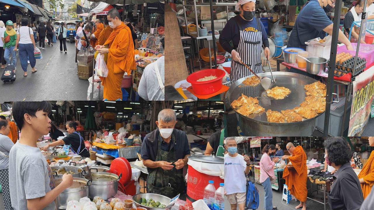 Bangkok Morning Market Street Food You MUST See! 🇹🇭🔥