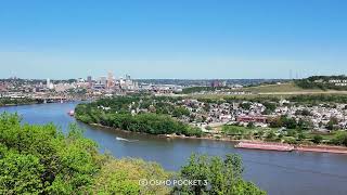 The Mighty Ohio from Mt. Echo Park: Friday afternoon, April 17, 2026 @CincinnatiParks 