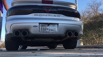 Flowmaster 80 series aggressive 97 Trans Am FBody