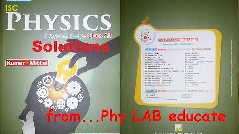 Q.7) Chapter 1: Electric Charges and Fields | Solution to numerical problem from Nootan ISC Physics