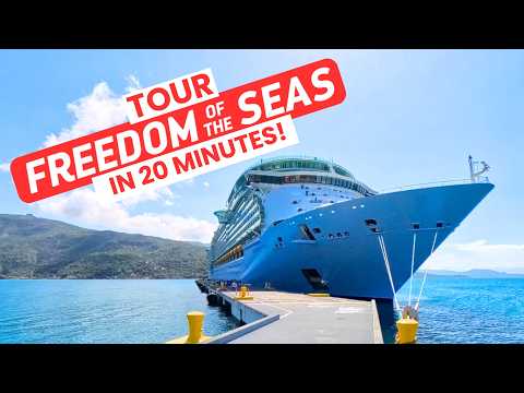 ESSENTIAL Ship Tour of Freedom of the Seas ⏰ IN 20 MINUTES! #royalcaribbean