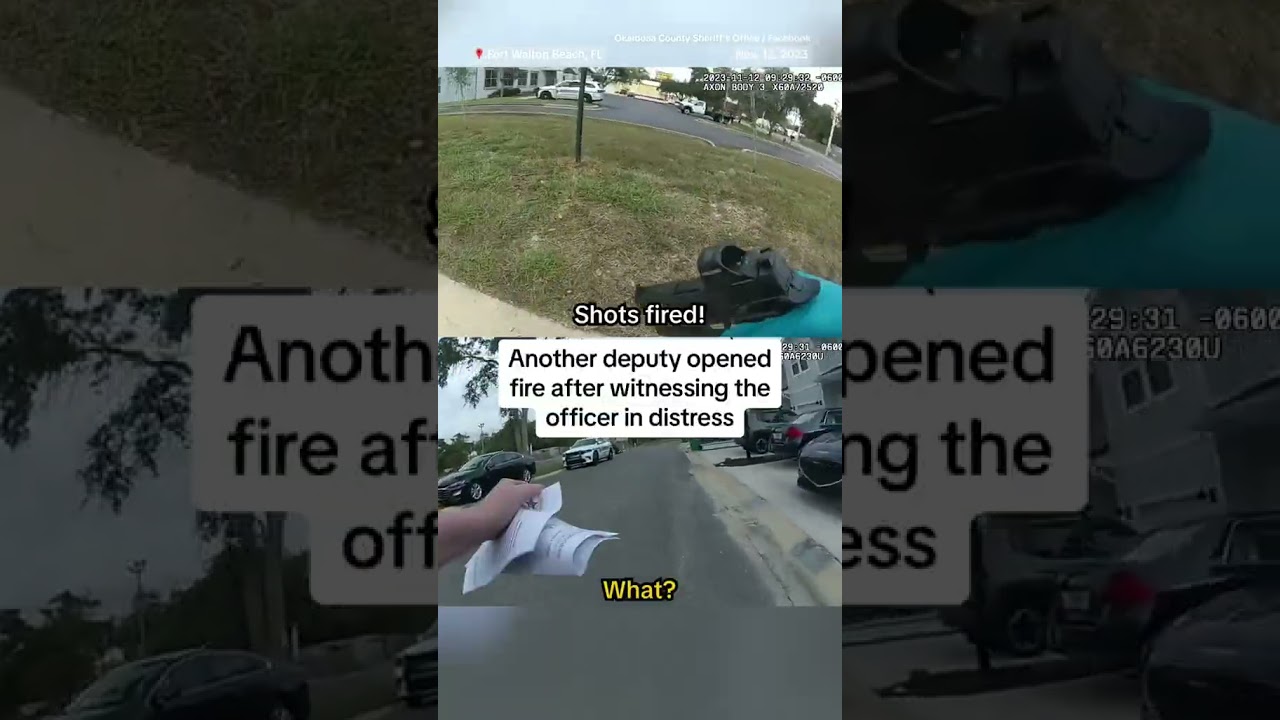 Deputy shoots at man after thinking falling acorn was gunfire