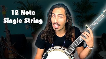 12 Note Single String - (For Banjo)