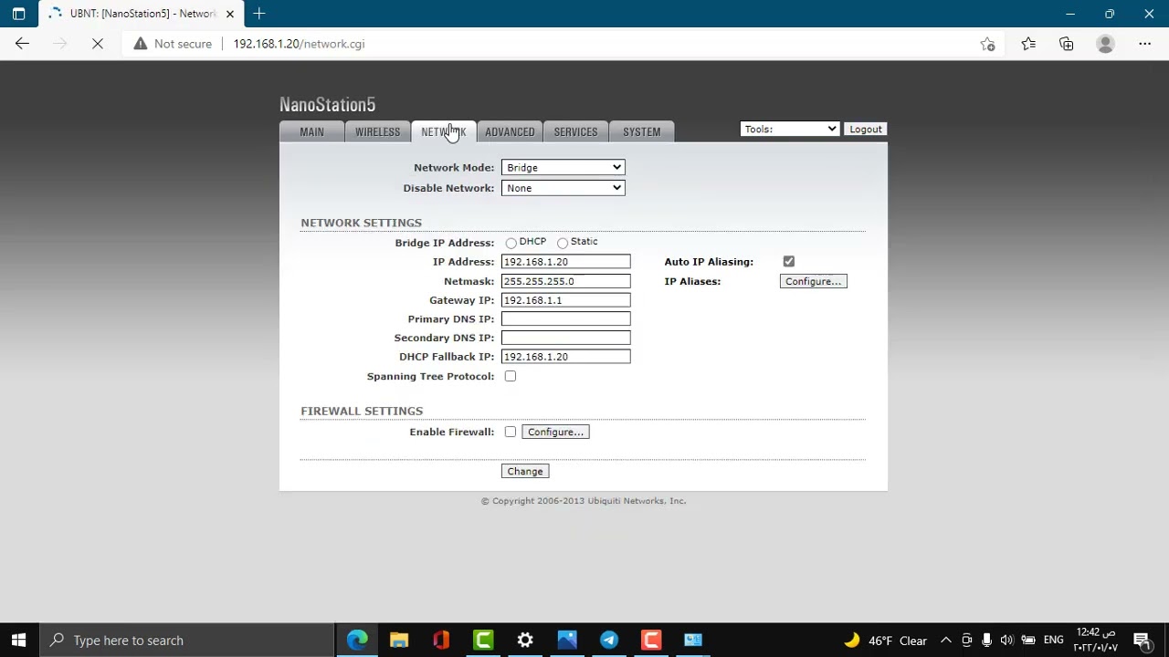  مختبر وشبكات الانترنت تمرين الاول امتحان تطبيقي 