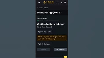 What is Defi App (HOME)? binance learn and earn quiz answers - Minhal Copycat 💐 #binanceacademy