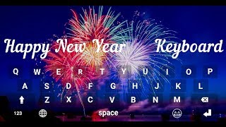 New Year Keyboard 2018 Theme screenshot 1