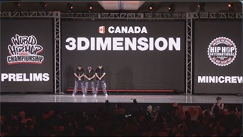 3Dimension- Canada | MiniCrew Division | 2025 World Hip Hop Dance Championship Prelims