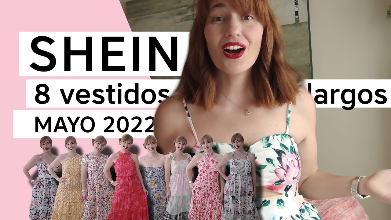 POR FIN!!! 8 VESTIDOS MIDIS y LARGOS de SHEIN | Primavera verano 2022  🌿\u200b🌺\u200b🌿\u200b🌺\u200b - YouTube