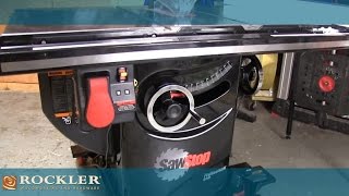 Sawstop Professional Table Saw Pt 1 Review By Newwoodworker