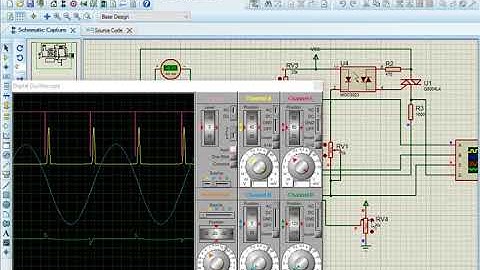 Proteus ATtiny13 triac dimmer
