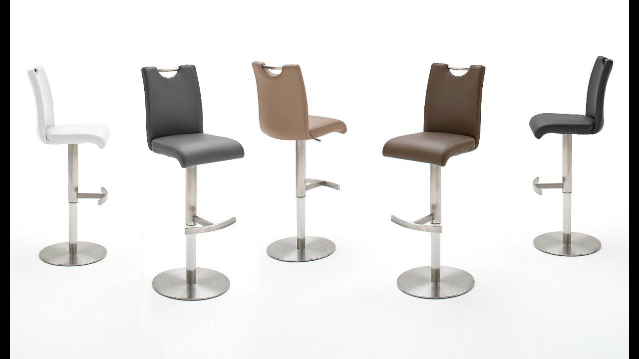 Barhocker "Alesi", Kunstleder, höhenverstellbar