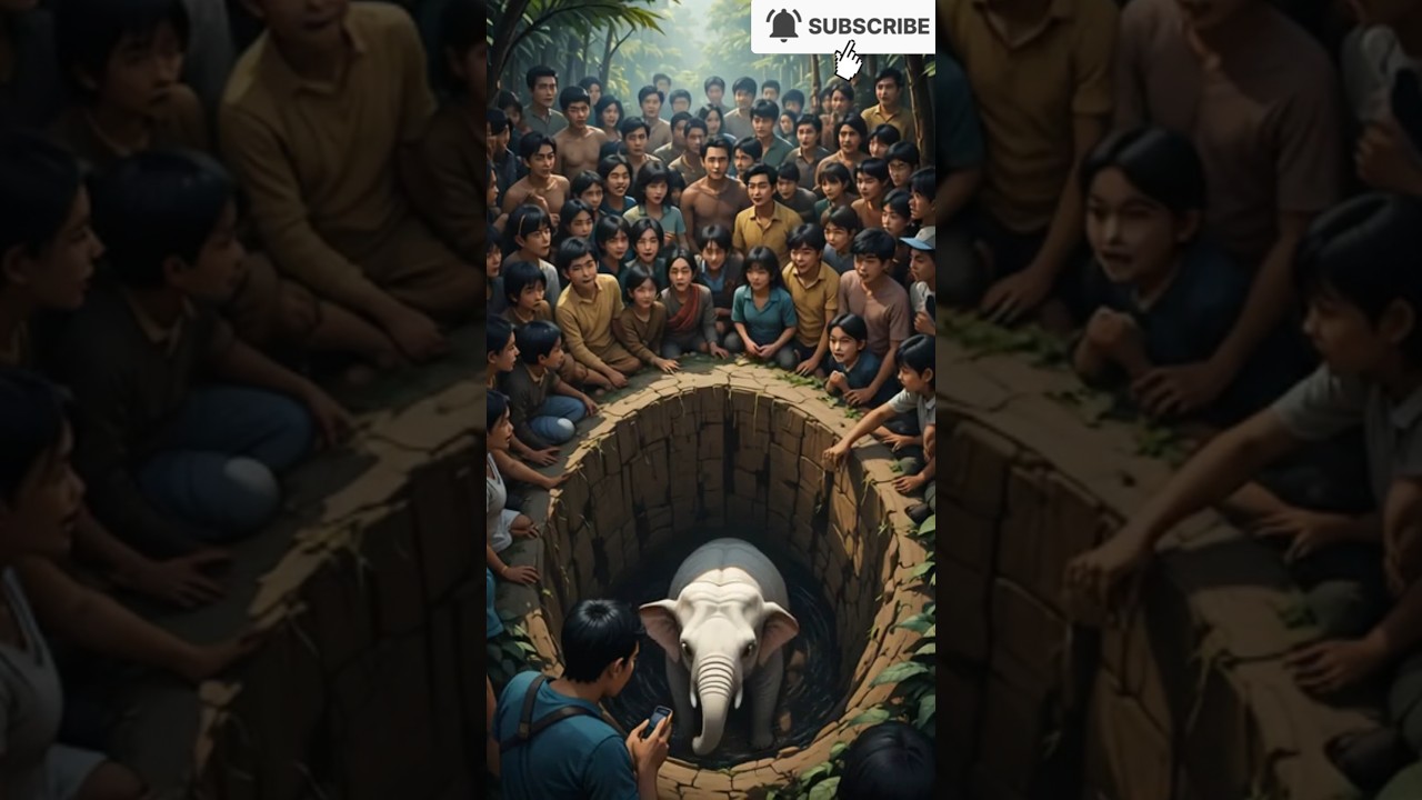 "Rescue of a Baby Elephant | AI Helps Save a Wild Soul 🐘💔"