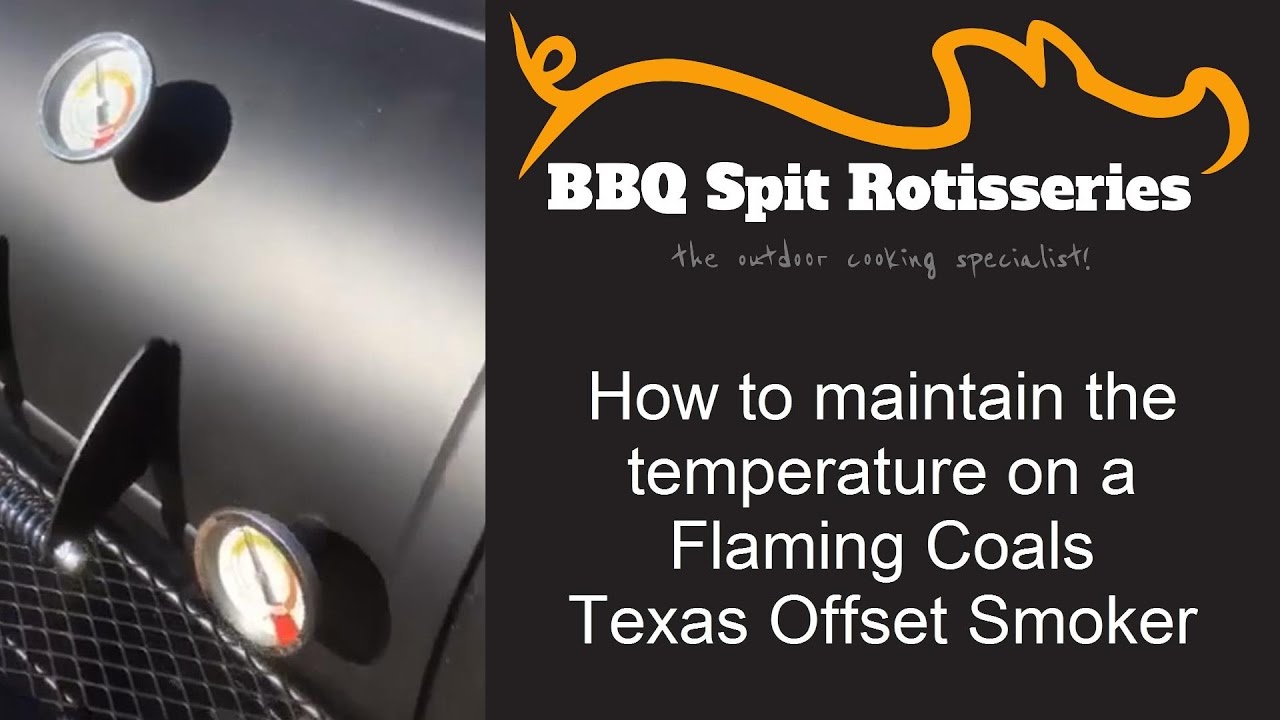 Offset Meat Smoker Maintaining Steady Temperatures