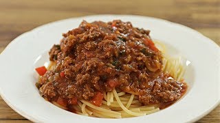 Spaghetti with Meat Sauce Recipe
