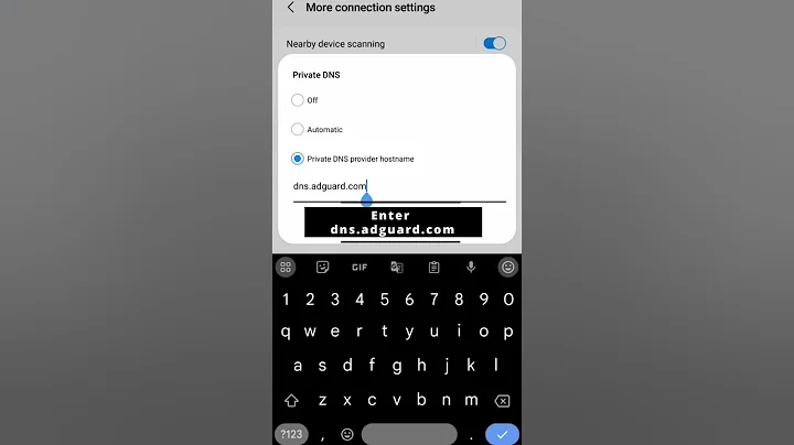 Block All Ads on Android Phone using DNS (...and speed up your internet) #shorts #shortsfeed