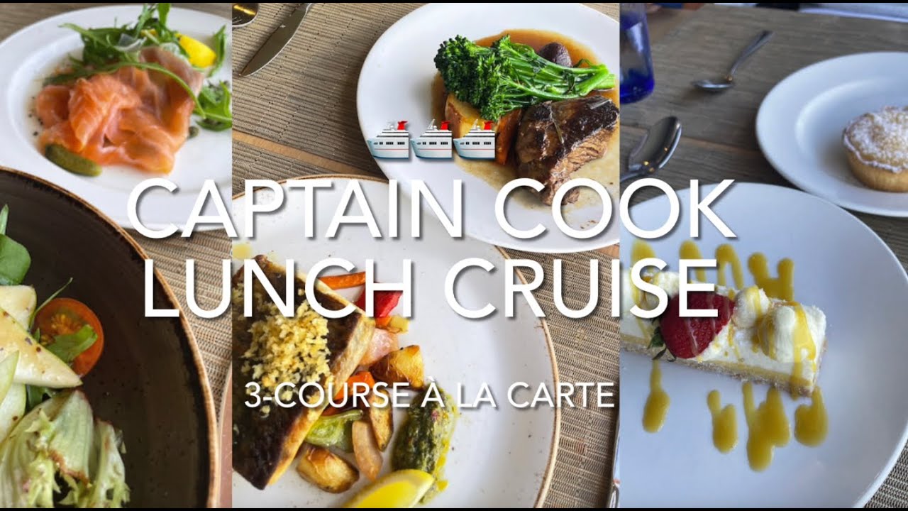 captain cook cruises lunch menu