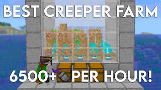NEW Minecraft Java 26.2 CREEPER FARM TUTORIAL | 6500+ Per Hour