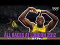 ALL of Usain Bolt's 🇯🇲individual races 🏃‍♂️at London 2012!