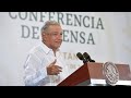 Yucatán, estado más seguro del país, recibe inversión social como nunca. Conferencia presidente AMLO
