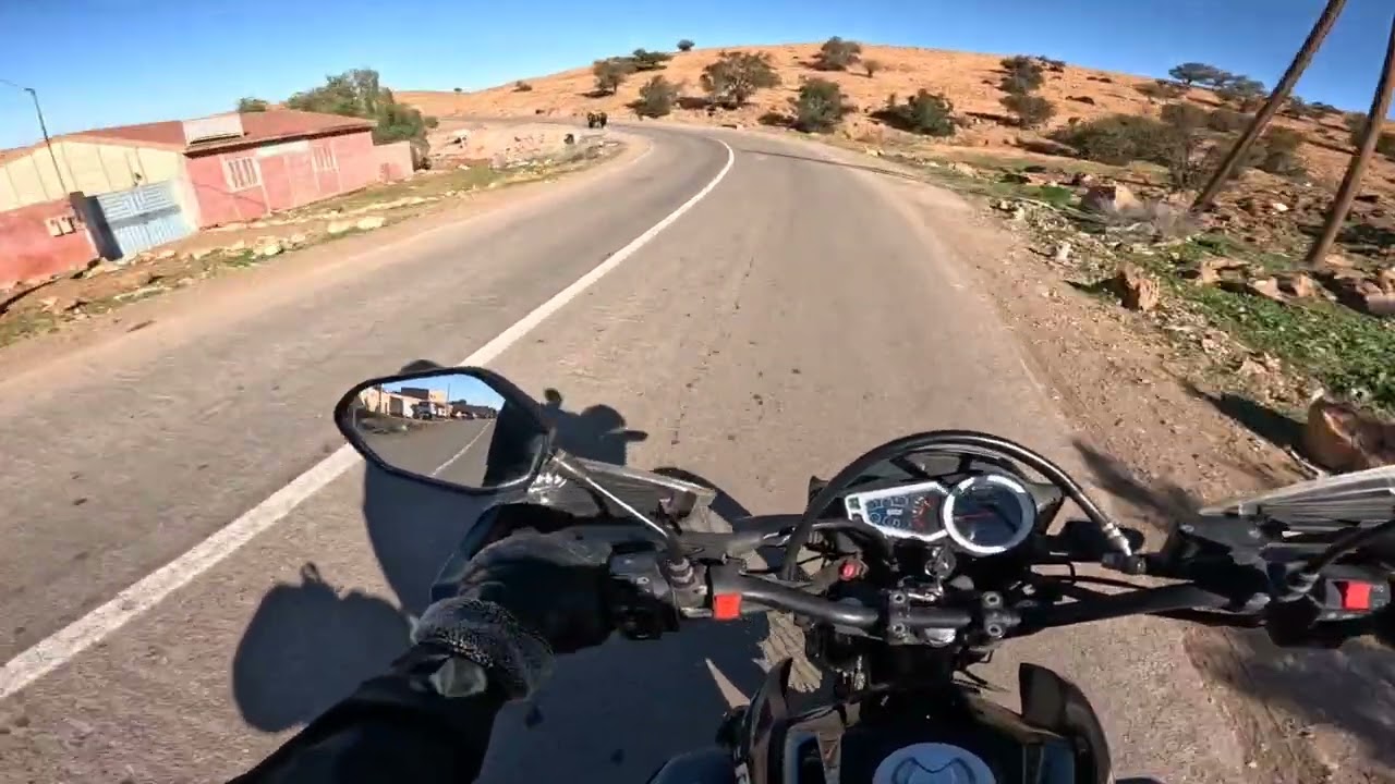 طريق من اغرم الى تارودانت