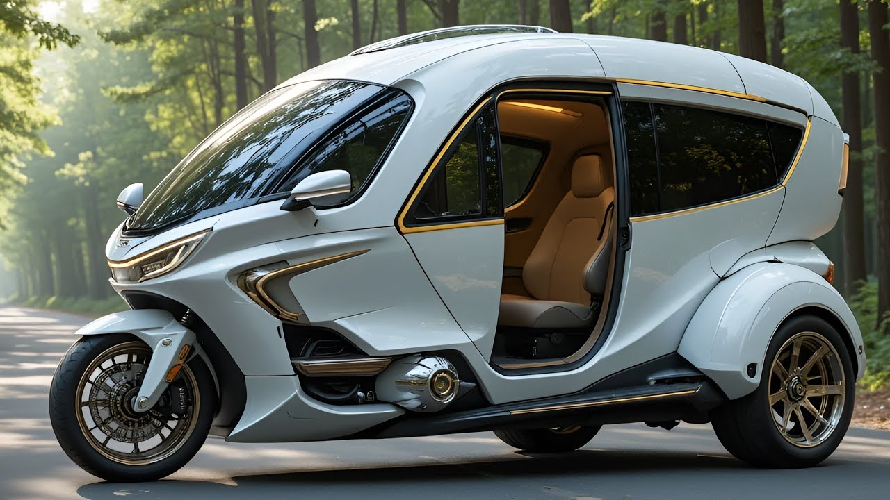 Электрический трёхколёсный кемпер Honda Gold Wing 2026 года — будущее приключений и роскоши на тр...