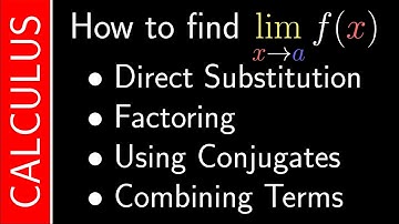 Algebraic Limits / Calculus / Interactive Video