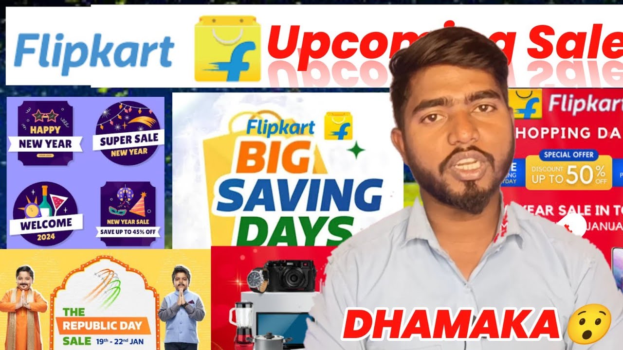 Flipkart & Amazon Upcoming Sale January 2024 !! New Year Sale !! Upcoming Sale On Flipkart Amazon