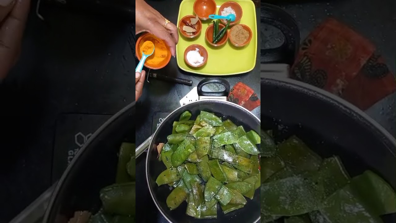 সিমের আঁটি  দিয়ে সিম ভাজা