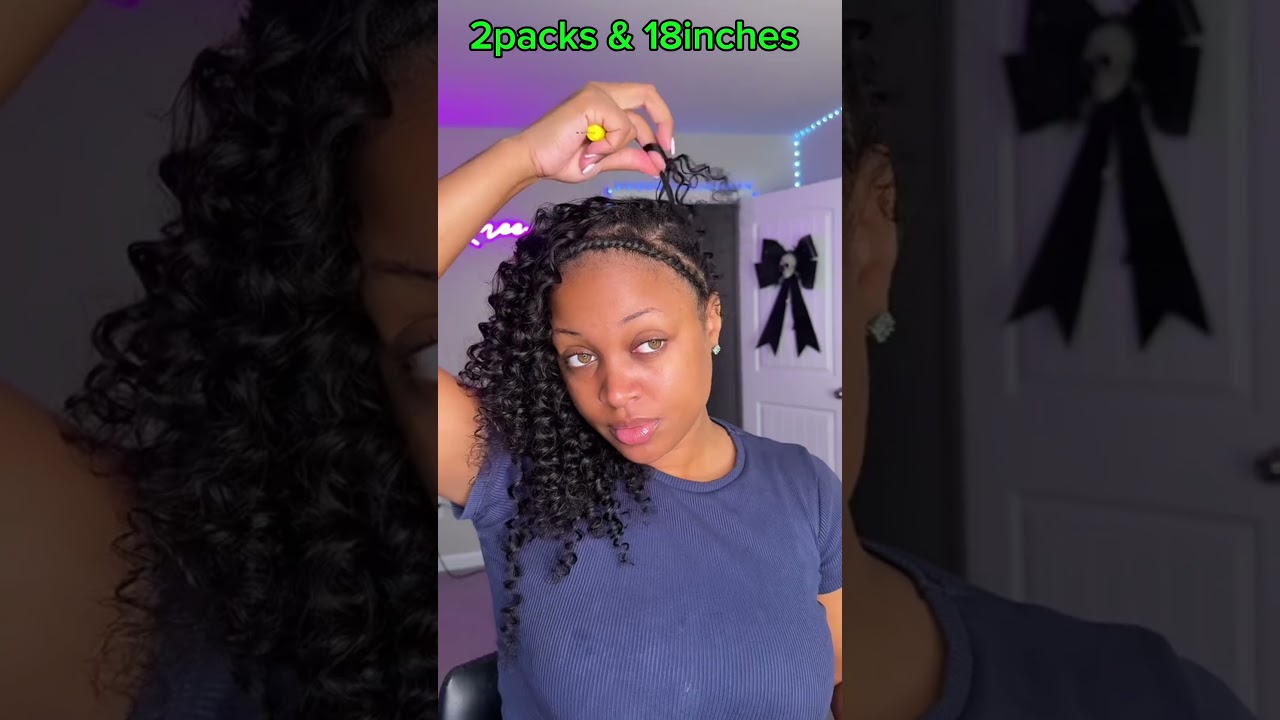 The EASIEST Way to Install Curly Crochet Braids (Looks Like Real Hair!)