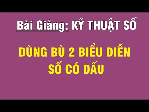 Video: Biểu diễn kỹ thuật số là gì?