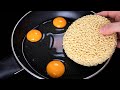 Don't boil instant noodles directly in water. This is a secret of 5-star restaurants! | Kitchen Tips