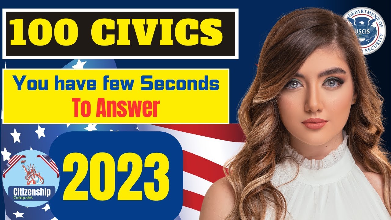 2023 Official USCIS 100 Civics Test Questions and Answers (By Group) US ...
