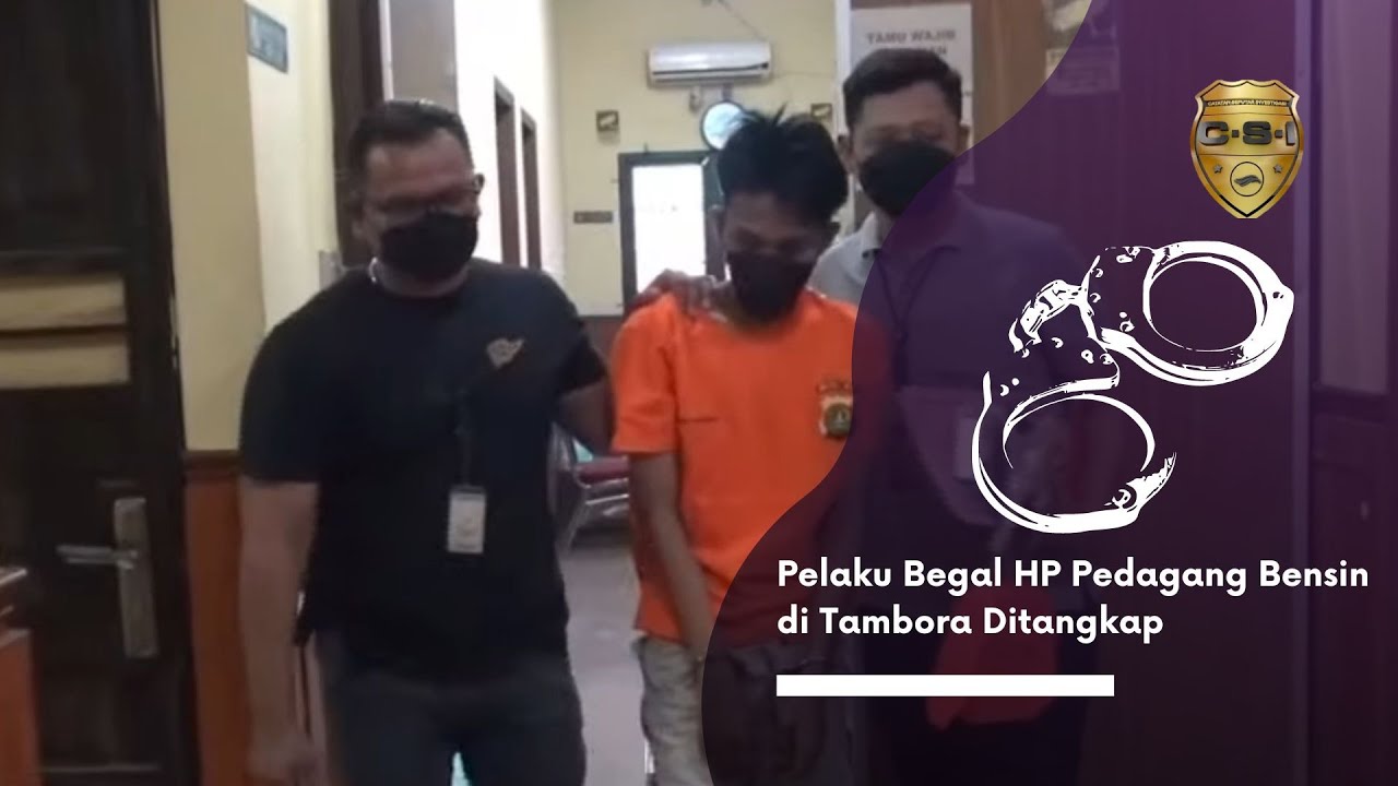 Pelaku Begal HP Pedagang Bensin di Tambora Ditangkap