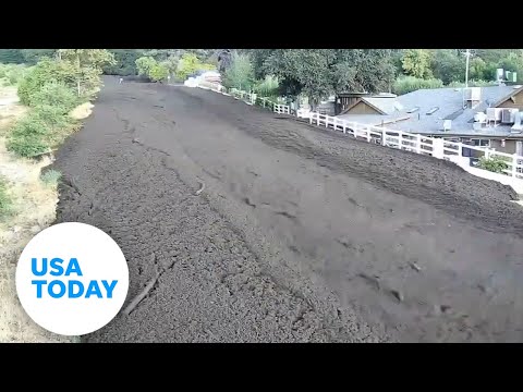 Heavy mud, debris floods community in California; one person dead | USA TODAY